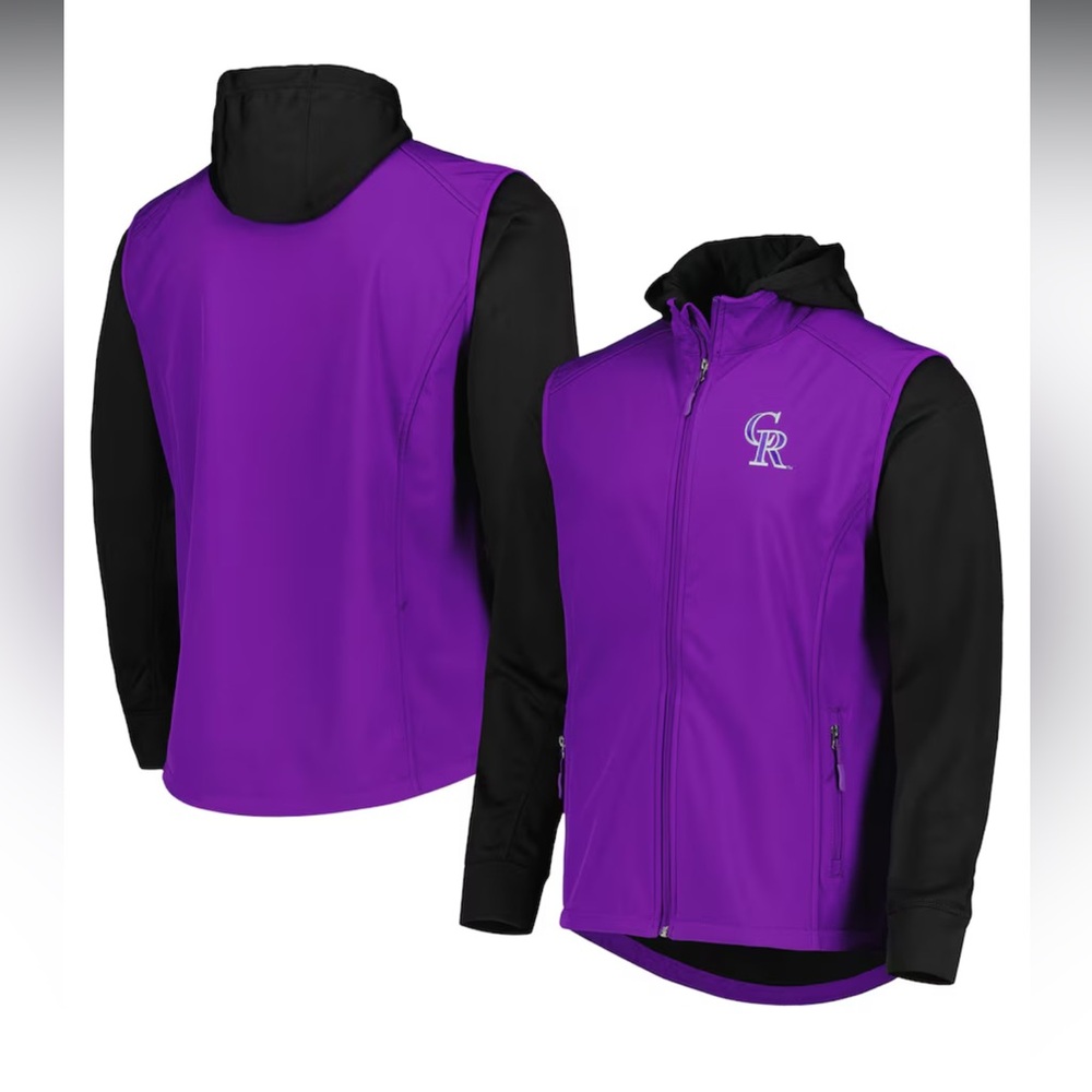 Dunbrooke Purple Hooded Jacket